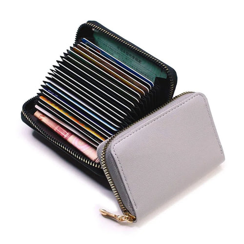 Business Card Holder Wallet Women/ Black/pink/blue/red Bank/ID/ Card