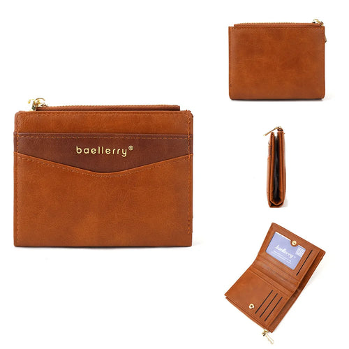 Men Vintage Coin Wallets Designer Luxury Short Small Purse Fashion