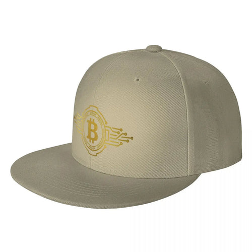 Bitcoin Crypto Currency Traders Gold Coin Baseball Cap Panama Hat