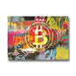 Bitcoin Canvas Art Paintings Graffiti Poster and Print