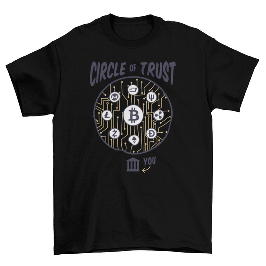 Cryptocurrency Lettering T-shirt