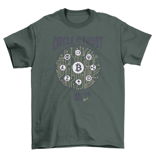 Cryptocurrency Lettering T-shirt
