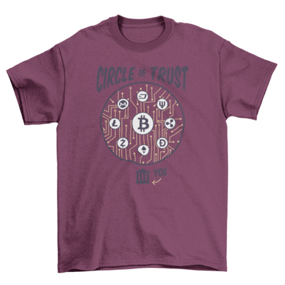 Cryptocurrency Lettering T-shirt