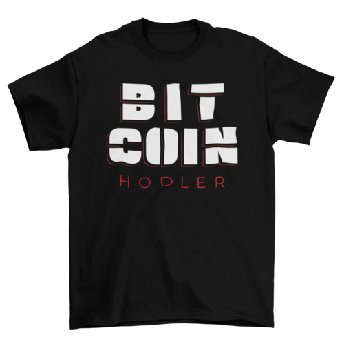 Bitcoin holder t-shirt design