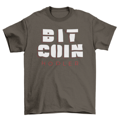 Bitcoin holder t-shirt design