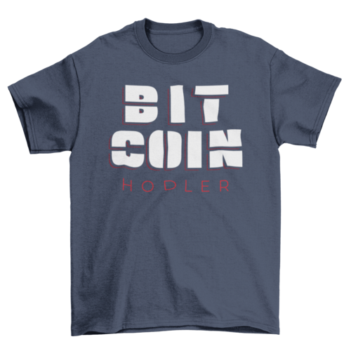 Bitcoin holder t-shirt design