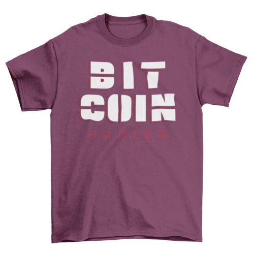 Bitcoin holder t-shirt design
