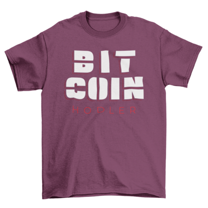Bitcoin holder t-shirt design