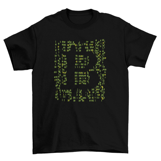 Coding bitcoin t-shirt