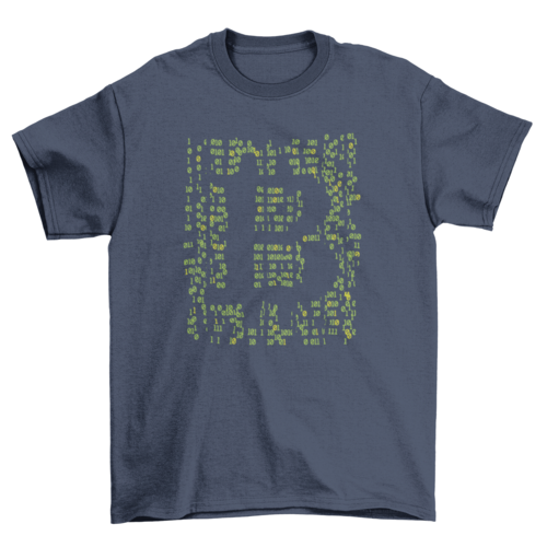 Coding bitcoin t-shirt