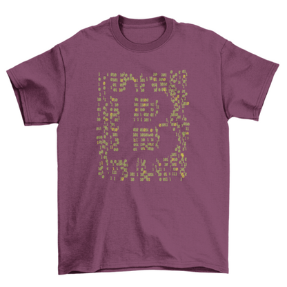 Coding bitcoin t-shirt