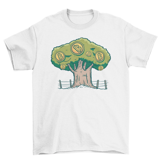 Bitcoin tree t-shirt