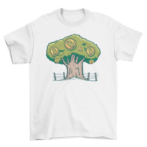 Bitcoin tree t-shirt