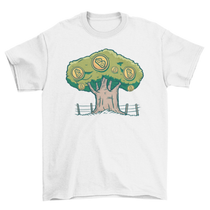 Bitcoin tree t-shirt