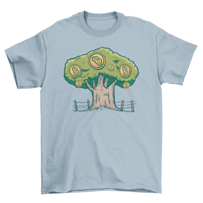 Bitcoin tree t-shirt