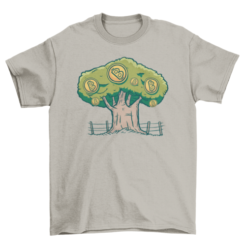 Bitcoin tree t-shirt