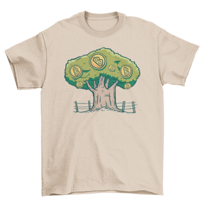 Bitcoin tree t-shirt