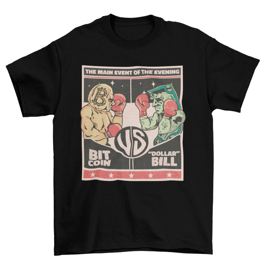 Bitcoin vs dollar t-shirt