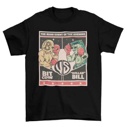Bitcoin vs dollar t-shirt