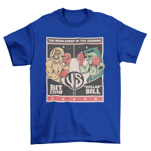 Bitcoin vs dollar t-shirt
