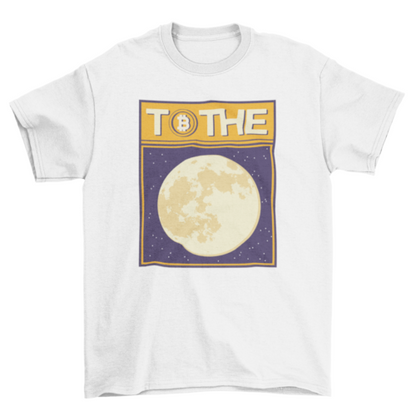 Bitcoin moon t-shirt