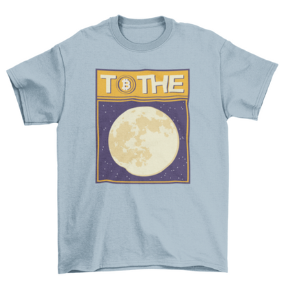Bitcoin moon t-shirt