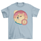 Retro dogecoin t-shirt