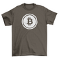 Bitcoin grunge t-shirt