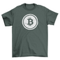 Bitcoin grunge t-shirt