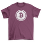 Bitcoin grunge t-shirt