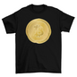 Golden bitcoin t-shirt