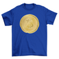 Golden bitcoin t-shirt