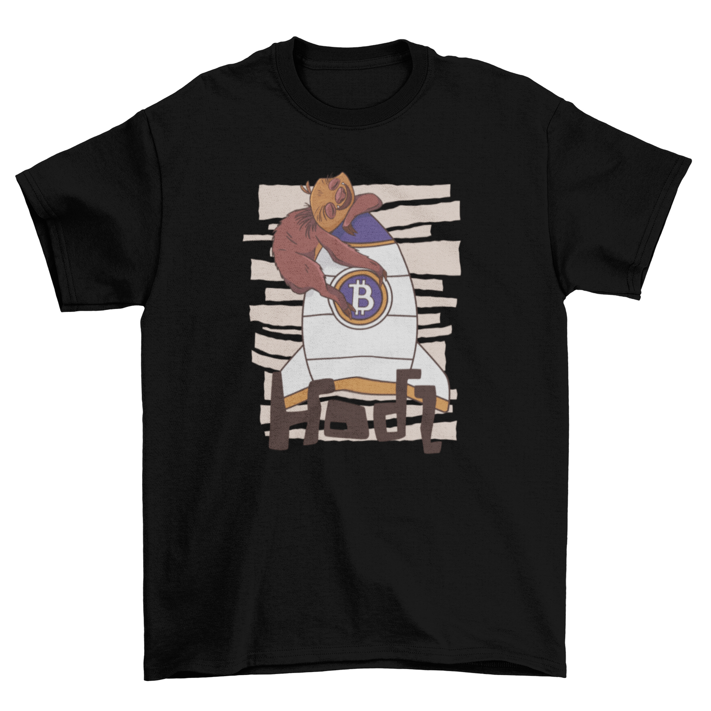 Bitcoin sloth t-shirt