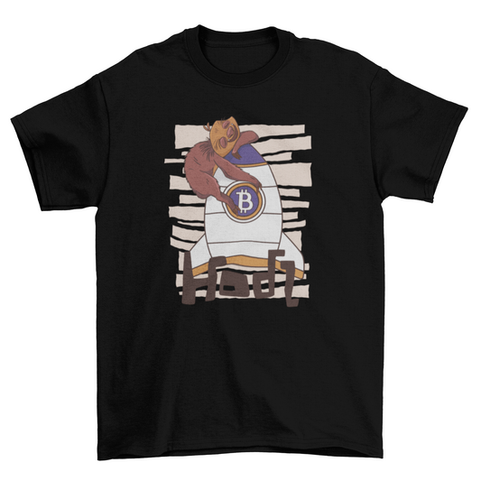 Bitcoin sloth t-shirt