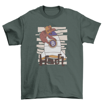 Bitcoin sloth t-shirt