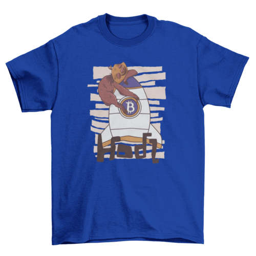 Bitcoin sloth t-shirt