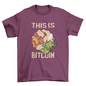 Spartan bitcoin quote t-shirt
