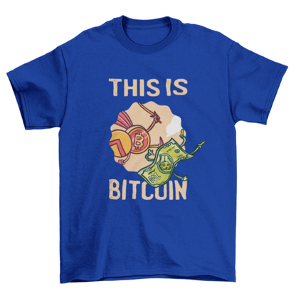 Spartan bitcoin quote t-shirt