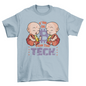 Monk bitcoin tech quote t-shirt