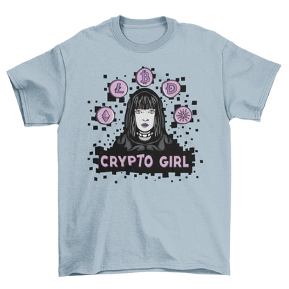 Crypto girl t-shirt