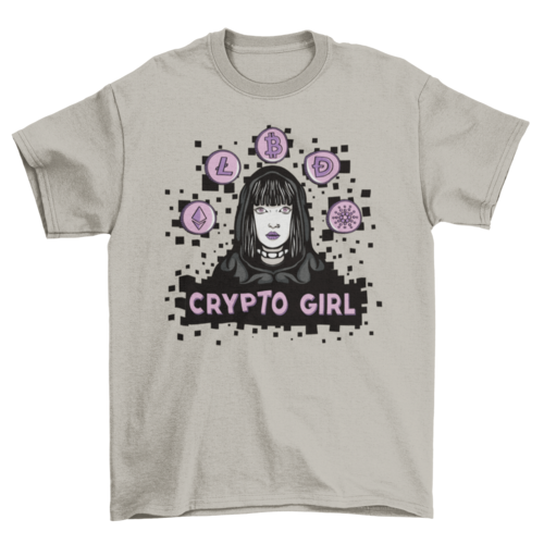 Crypto girl t-shirt
