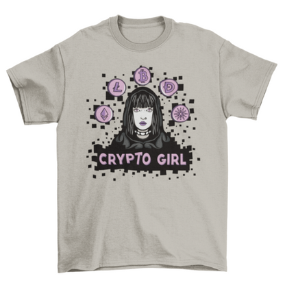 Crypto girl t-shirt