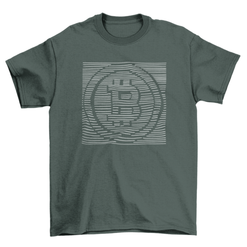 3d bitcoin t-shirt crypto currency financial cool tee