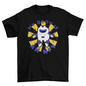 Bitcoin logo funny retro cartoon t-shirt