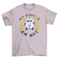 Bitcoin logo funny retro cartoon t-shirt