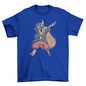 Dabbing bitcoin skeleton pirate t-shirt