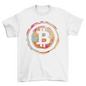 Bitcoin symbol watercolor t-shirt