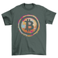 Bitcoin symbol watercolor t-shirt