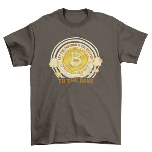 Cool Bitcoin pop t-shirt