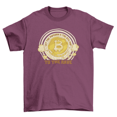 Cool Bitcoin pop t-shirt